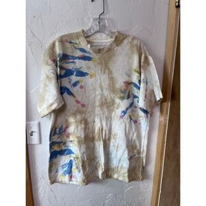 John Elliott University Tee Size 2 Medium Tie Dye Paint Splatter Made in Japan